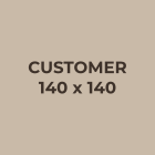 CUSTOMER placeholder, 140 by 140
