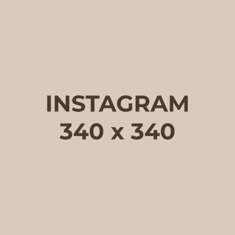 INSTAGRAM placeholder, 340 by 340